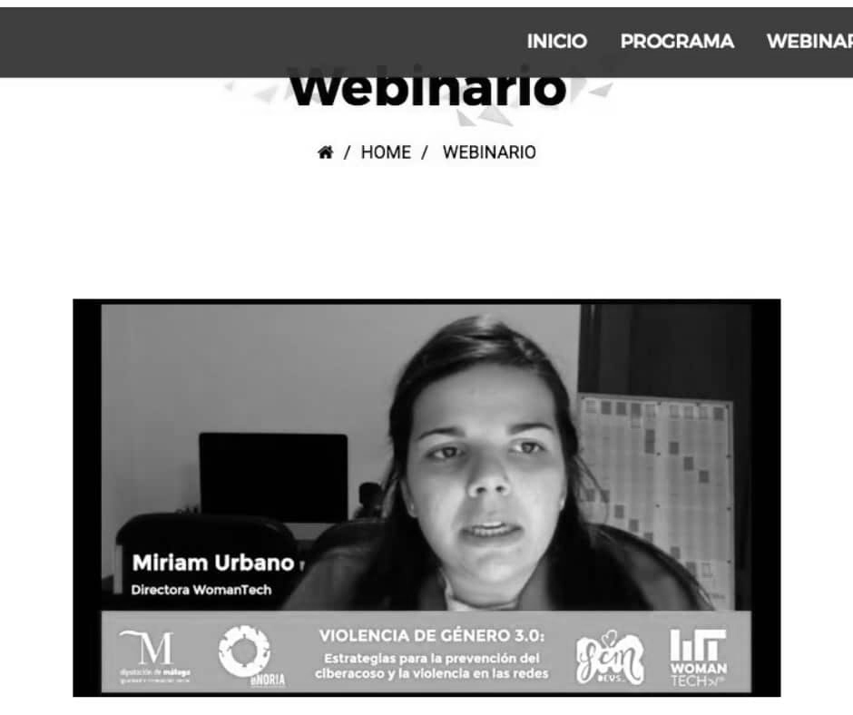 Miriam Urbano - Conferencias y eventos